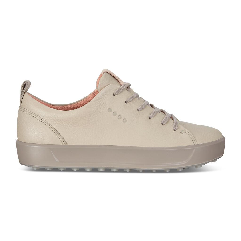 Ecco Golf Soft Lowomens Golf Shoes Beige Outlet - India ZUG-461527